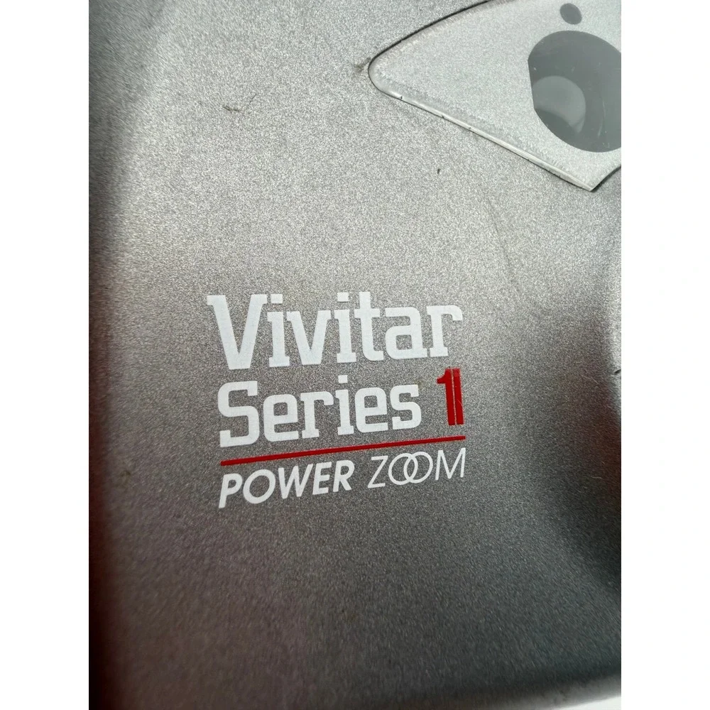 Vivitar Series 1 480PZ Data Back 35mm Film Camera Silver 38-70mm AF7513680
